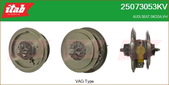ITAB AUTOMOTIVE Törzscsoport, turbótöltő - 25073053KV - TothCarparts
