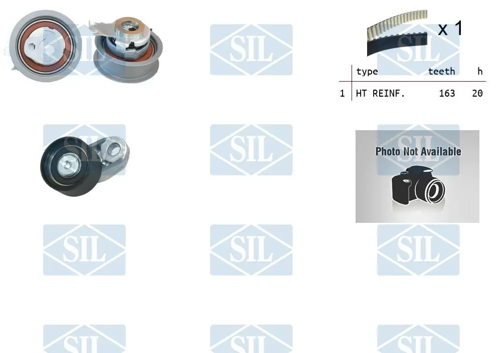 Saleri SIL Fogasszíjkészlet - TK1509 - TothCarparts