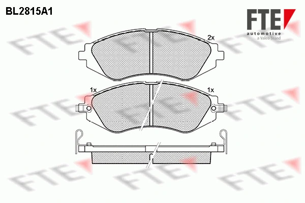 FTE fékbetétkészlet, tárcsafék - 9011002 - TothCarparts