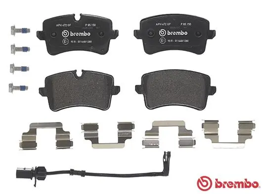 A.B.S. fékbetétkészlet, tárcsafék - P 85 150 - TothCarparts