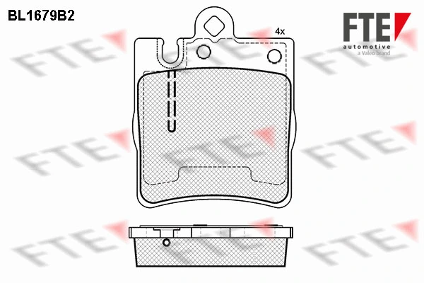 FTE fékbetétkészlet, tárcsafék - 9010289 - TothCarparts
