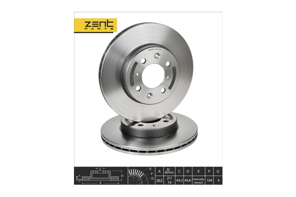 ZentParts féktárcsa - Z06048 - TothCarparts