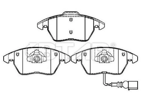 BTAP fékbetétkészlet, tárcsafék - BVC206-015 - TothCarparts