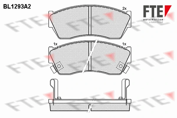 FTE fékbetétkészlet, tárcsafék - 9010095 - TothCarparts