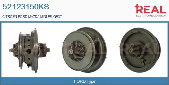 REAL Törzscsoport, turbótöltő - 52123150KS - TothCarparts