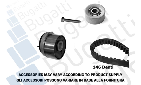 BUGATTI Fogasszíjkészlet - BKCD0782 - TothCarparts