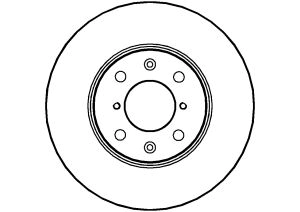 ABTEX féktárcsa - BD1358V - TothCarparts