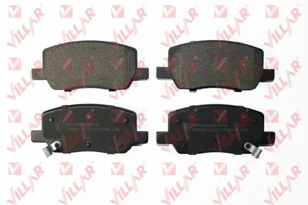 VILLAR fékbetétkészlet, tárcsafék - 626.2248 - TothCarparts