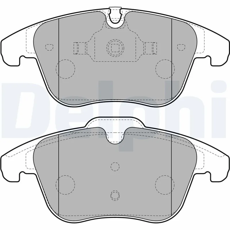 DELPHI fékbetétkészlet, tárcsafék - LP2165-18B1 - TothCarparts