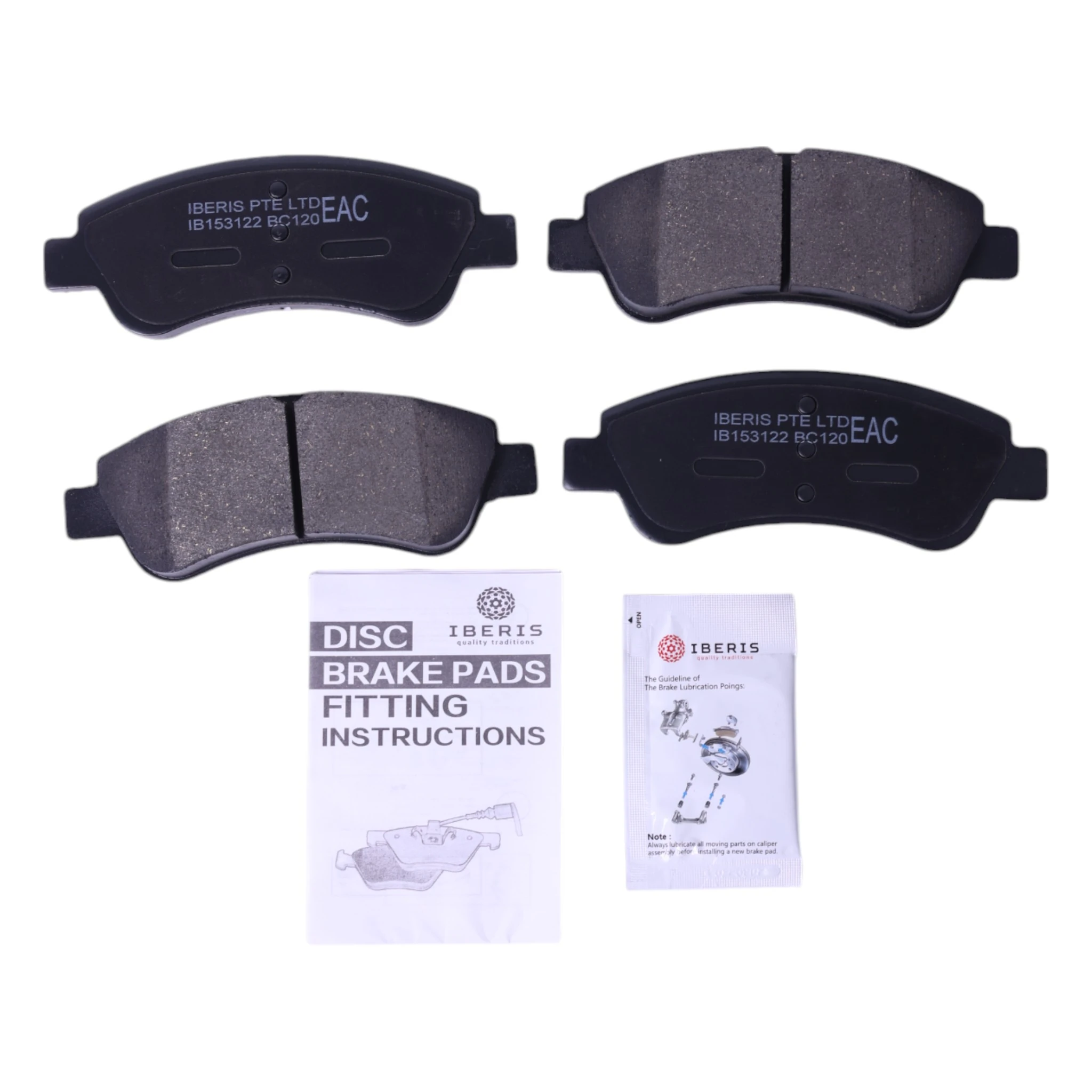 IBERIS fékbetétkészlet, tárcsafék - IB153122 - TothCarparts