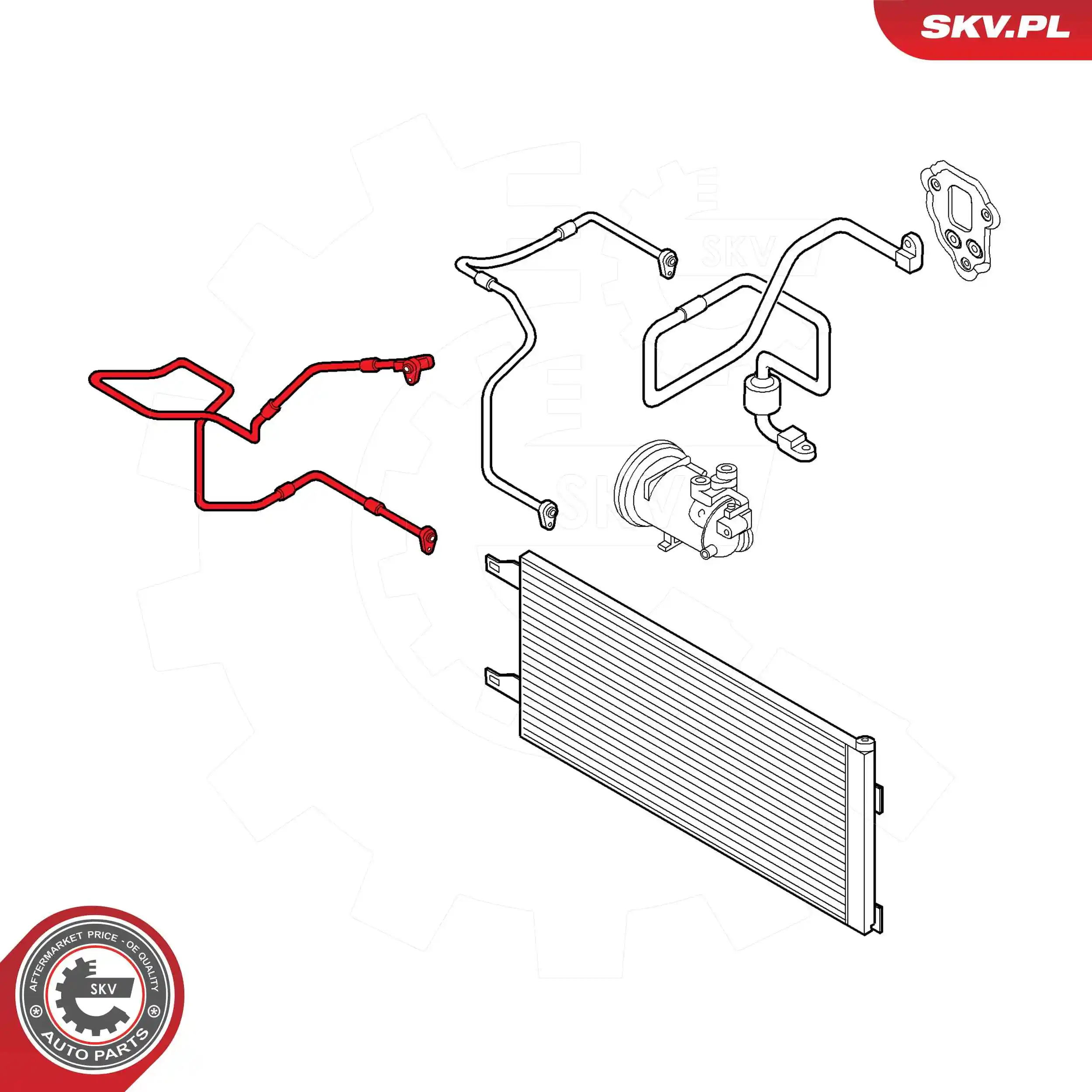 ESEN SKV kis-/nagynyomású cső, klímaberendezés - 54SKV614 - TothCarparts