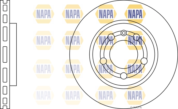 NAPA féktárcsa - NBD5605 - TothCarparts