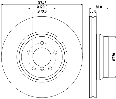 MINTEX féktárcsa - MDC81792C - TothCarparts