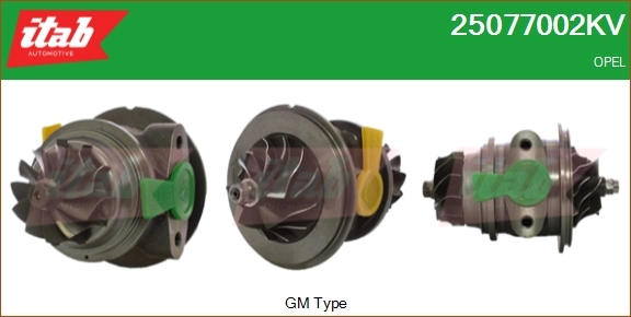 ITAB AUTOMOTIVE Törzscsoport, turbótöltő - 25077002KV - TothCarparts