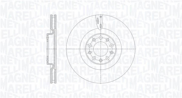 MAGNETI MARELLI féktárcsa - 361302040674 - TothCarparts
