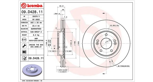MAGNETI MARELLI féktárcsa - 360406167501 - TothCarparts