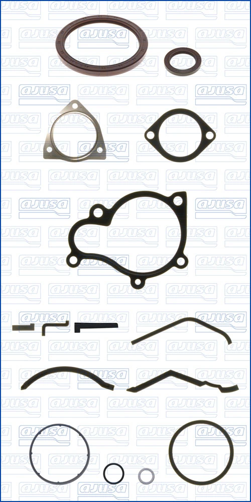 AJUSA tömítéskészlet, forgattyúsház - 54334000 - TothCarparts