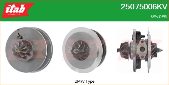 ITAB AUTOMOTIVE Törzscsoport, turbótöltő - 25075006KV - TothCarparts