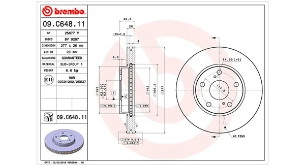 MAGNETI MARELLI féktárcsa - 360406166301 - TothCarparts