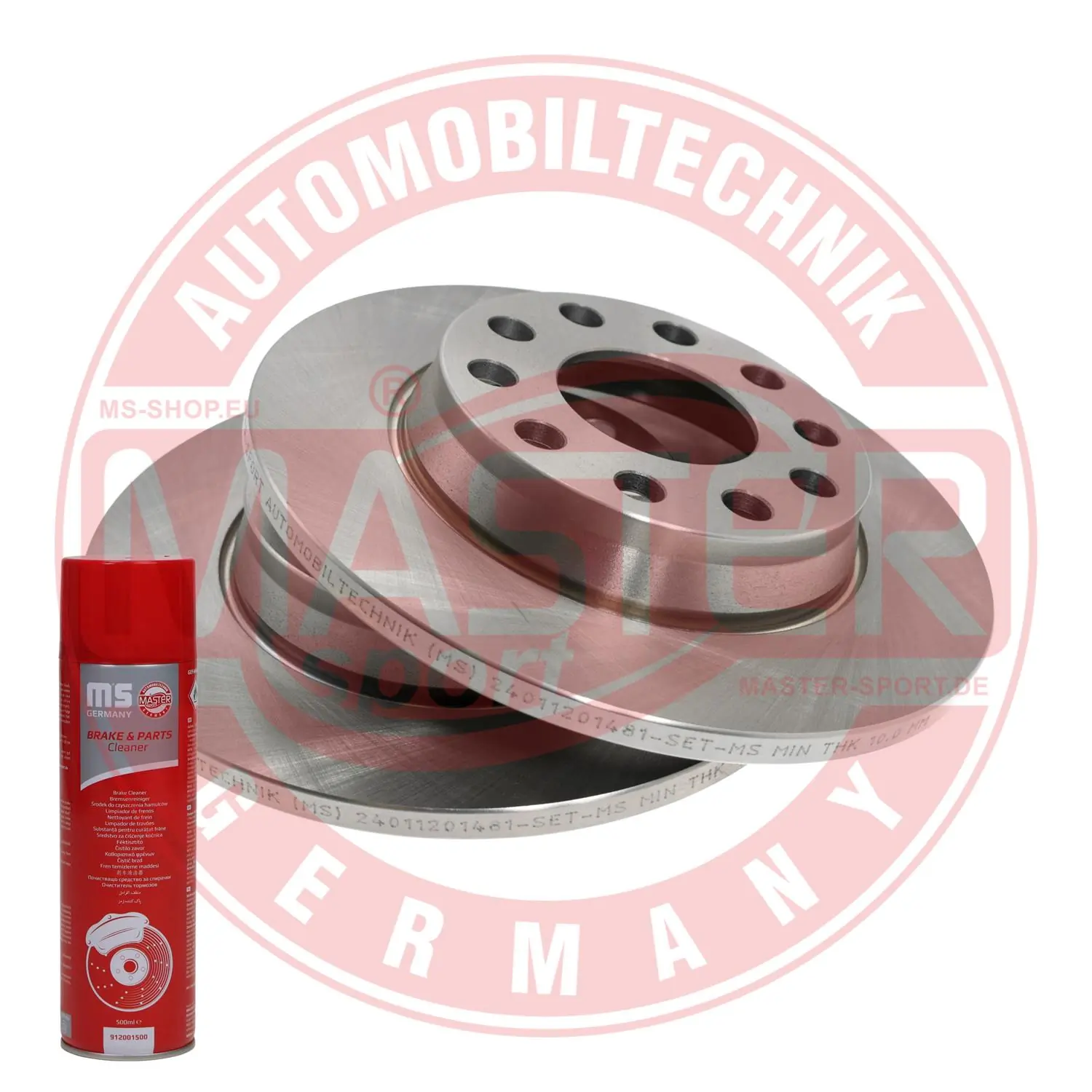 MASTER-SPORT GERMANY féktárcsa - 24011201481-SET-MSP - TothCarparts