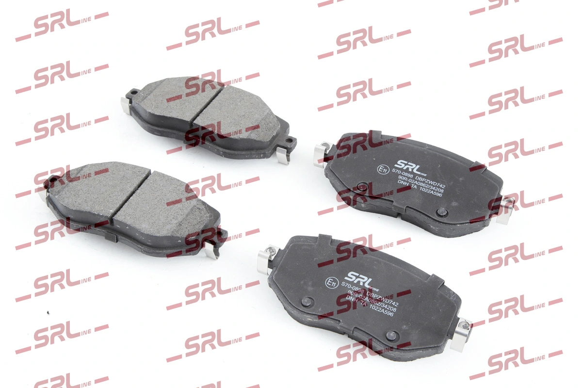 SRLine fékbetétkészlet, tárcsafék - S70-0898 - TothCarparts