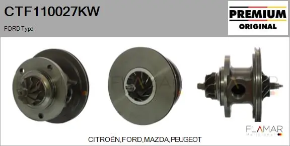 FLAMAR Törzscsoport, turbótöltő - CTF110027KW - TothCarparts