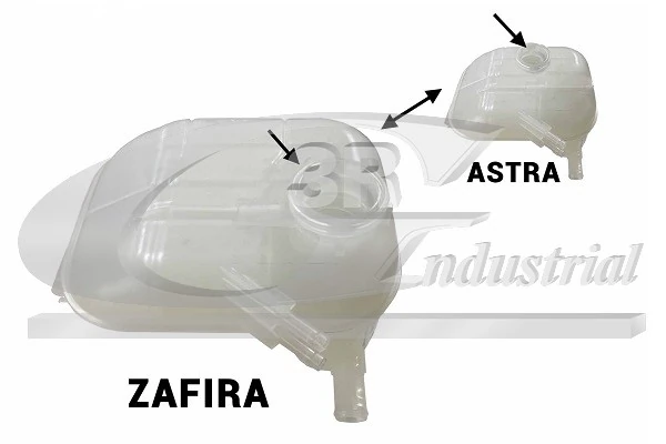3RG kiegyenlítőtartály, hűtőfolyadék - 67400 - TothCarparts