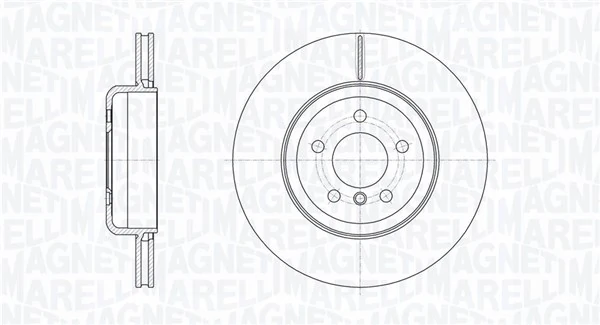 MAGNETI MARELLI féktárcsa - 361302040796 - TothCarparts