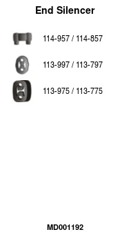 FA1 hátsó hangtompító - MD001192 - TothCarparts