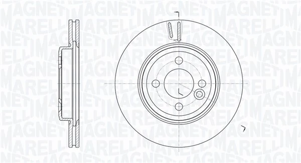 MAGNETI MARELLI féktárcsa - 361302040741 - TothCarparts