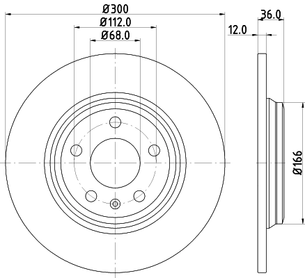 DON féktárcsa - PCD22922 - TothCarparts