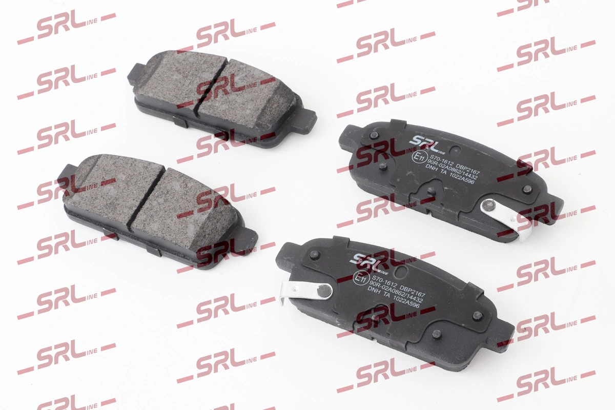 SRLine fékbetétkészlet, tárcsafék - S70-1612 - TothCarparts