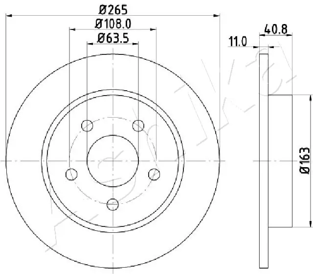 4X4 ESTANFI féktárcsa - EST-61-00-0300 - TothCarparts