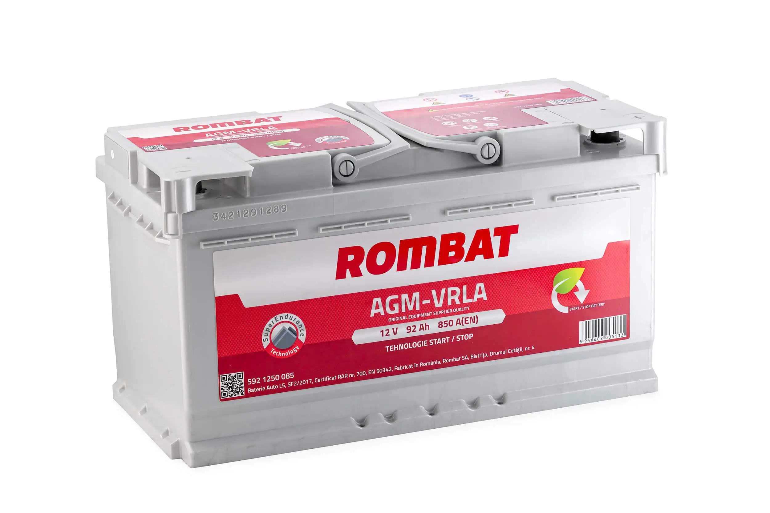 ROMBAT Indító akkumulátor - 592 1250 085 - TothCarparts