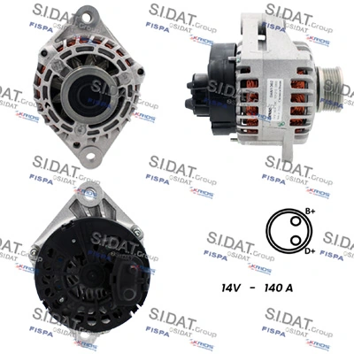 FISPA generátor - A12DE0009 - TothCarparts