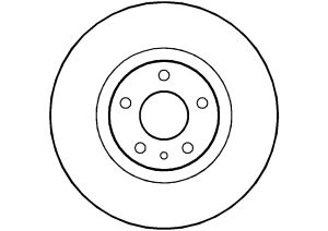 ABTEX féktárcsa - BD315V - TothCarparts