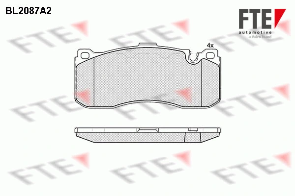 FTE fékbetétkészlet, tárcsafék - 9010671 - TothCarparts