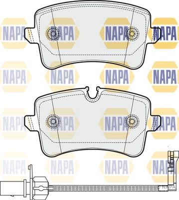 NAPA fékbetétkészlet, tárcsafék - NBP1292 - TothCarparts