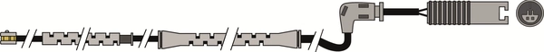 ABTEX figyelmezető kontaktus, fékbetétkopás - AWL207 - TothCarparts