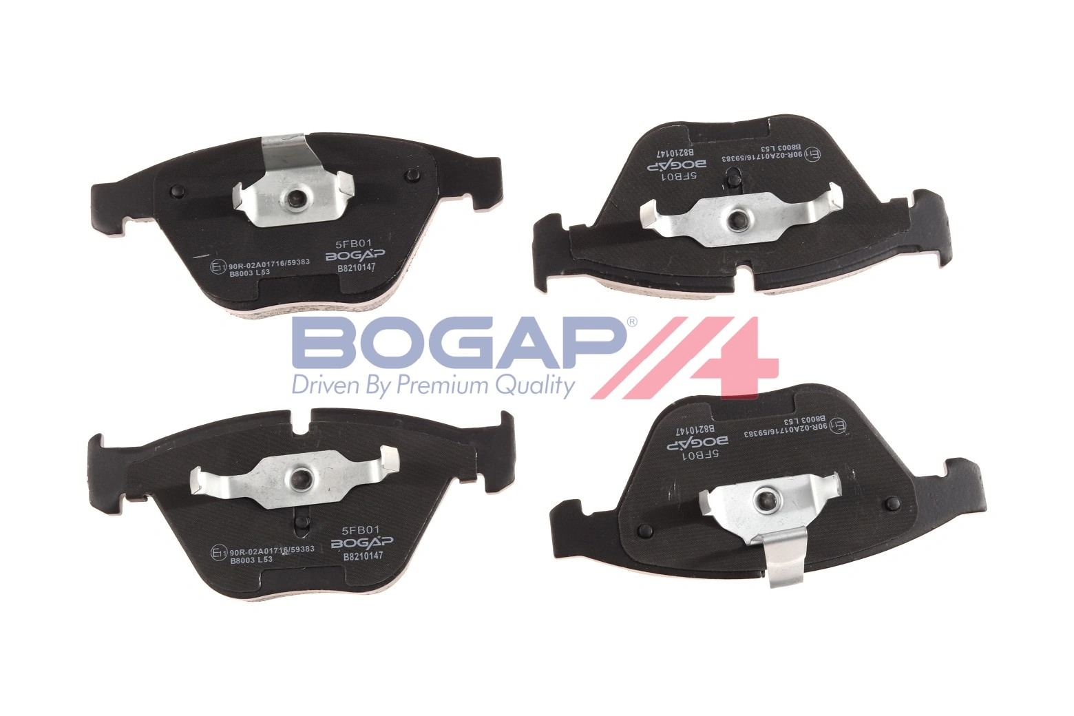 BOGAP fékbetétkészlet, tárcsafék - B8210147 - TothCarparts