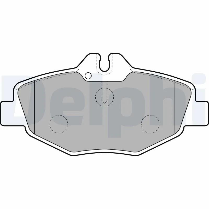 DELPHI fékbetétkészlet, tárcsafék - LP1791-18B1 - TothCarparts