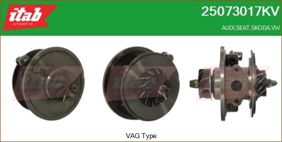 ITAB AUTOMOTIVE Törzscsoport, turbótöltő - 25073017KV - TothCarparts