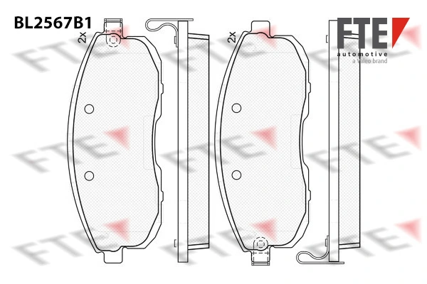 FTE fékbetétkészlet, tárcsafék - 9011090 - TothCarparts