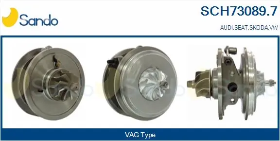 SANDO Törzscsoport, turbótöltő - SCH73089.7 - TothCarparts