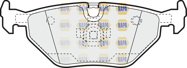 NAPA fékbetétkészlet, tárcsafék - NBP1426 - TothCarparts