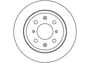 ABTEX féktárcsa - BD165S - TothCarparts