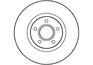 ABTEX féktárcsa - BD1243V - TothCarparts