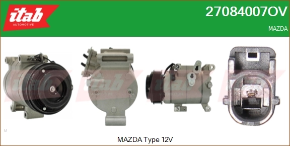 ITAB AUTOMOTIVE kompresszor, klíma - 27084007OV - TothCarparts