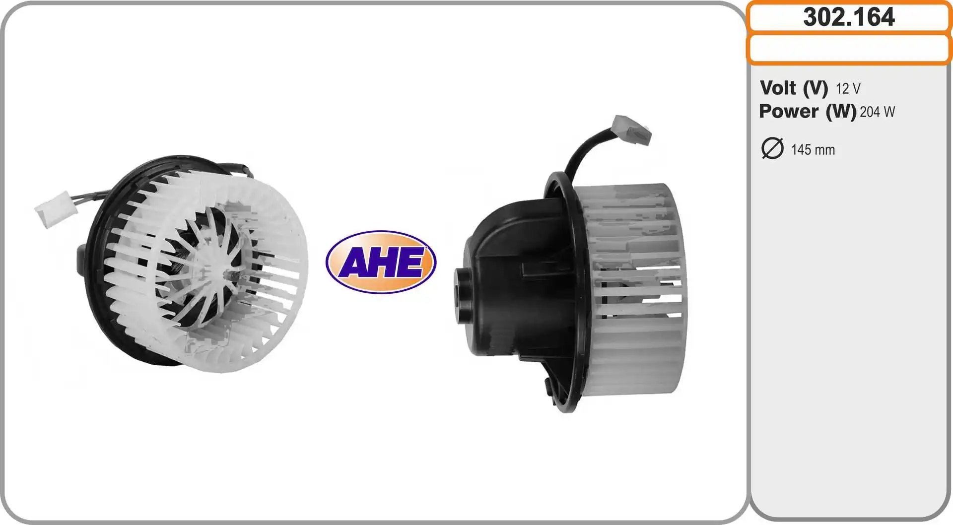 AHE Utastér-ventilátor - 302.164 - TothCarparts