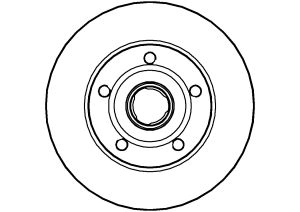 ABTEX féktárcsa - BD595S - TothCarparts